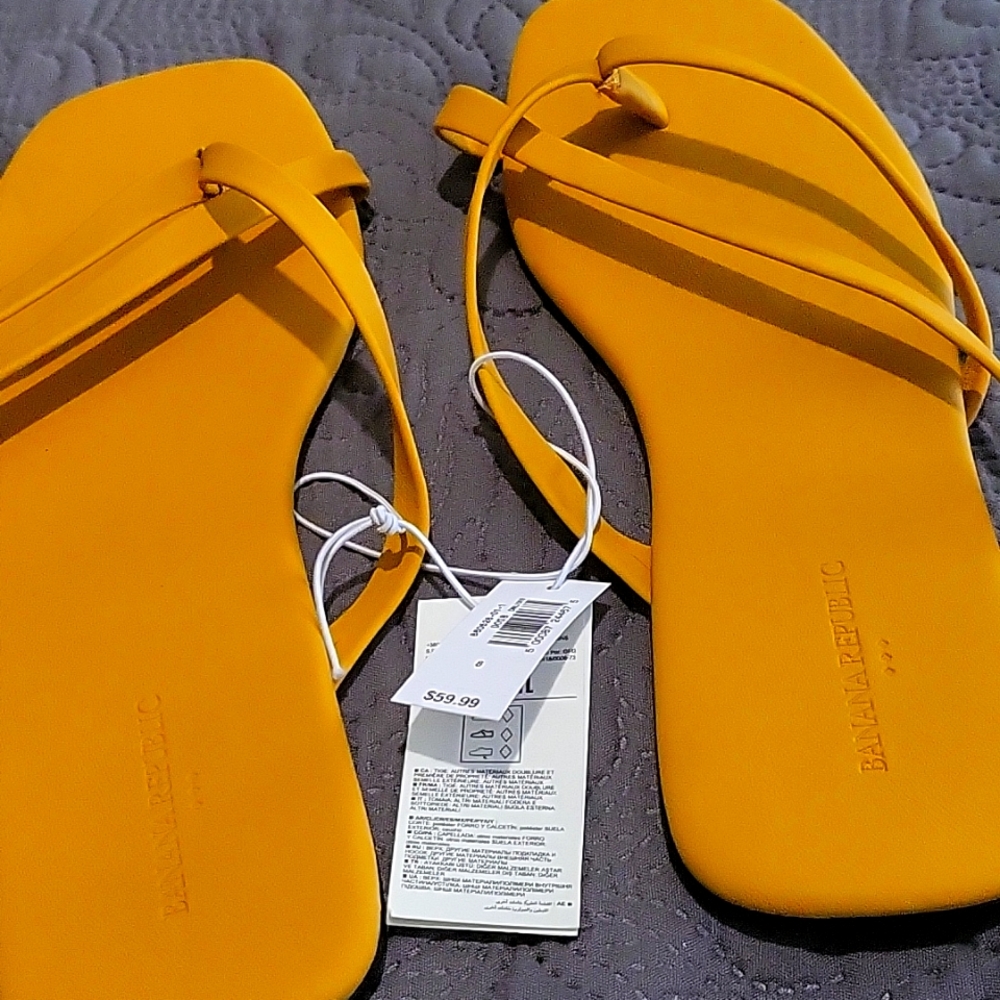 Banana Republic  flip flops  nwt